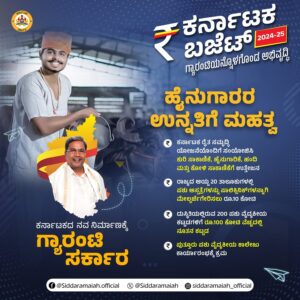 Karnataka 2024 budget presented by Chief Minister Siddaramaiah